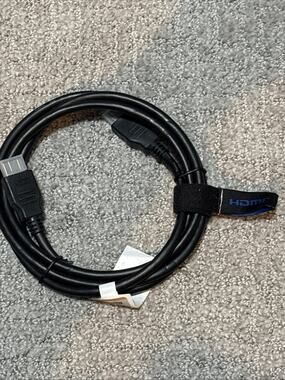 Black standard HDMI connectors on both ends to connect HDMI-equipped devices